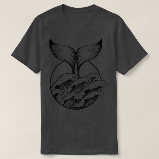 Groothandel in Zeeen golven T-shirt (Design voorkant)