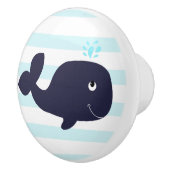 Groothandel Nautical Blue Whales Boys Nursery Keramische Knop (Rechts)