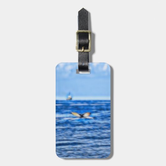 Groothandel Nautical Ship Deep Blue Zee Bagagelabel (Voorkant verticaal)