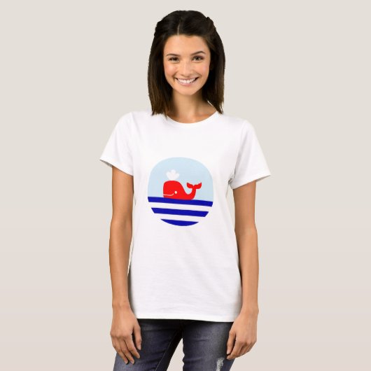 Groothandel Nautical Style T-shirt (Voorkant volledig)