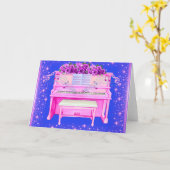 Groothandel Piano Wenskaart Kaart (Gele Bloem)