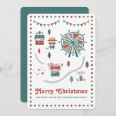 Groothandelsmarkt voor Kerstmis Feestdagenkaart (Voorkant / Achterkant)