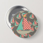 Groothandelsvaartuigen Ronde Button 7,6 Cm (Voorkant /achterkant)