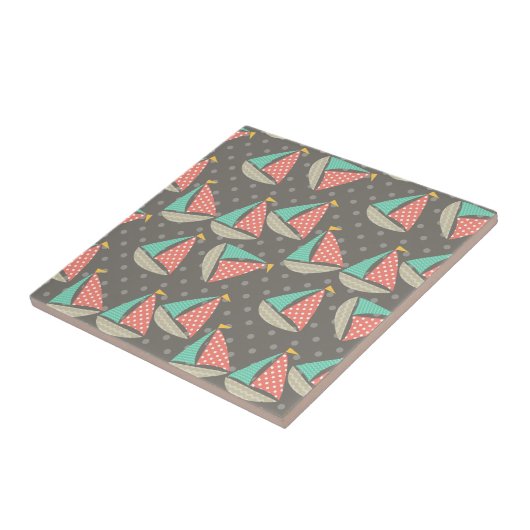 Groothandelsvaartuigen Tegeltje (Zijkant)