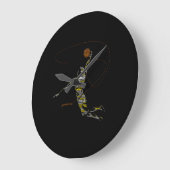 Grootheid Basketbal Typografie Grote Klok (Hoek)