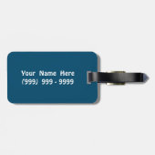 Grootheid en groen Aangepast Bagagelabel (Achterkant horizontaal)