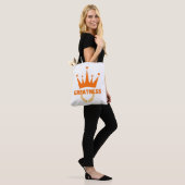 Grootheid | Inspirerende Kroon Succes Tote Bag (Op model)