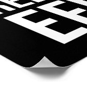 Grootheid - Succes Hustle Motivatie Poster (Hoek)