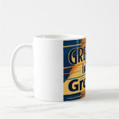 Grootheid Zit In De Groove Koffiemok (Links)