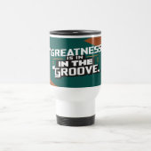 Grootheid Zit In De Groove reisbeker (Center)