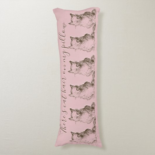 Grootherme Katten Er zit kat haar op mijn Lichaamskussen (Voorkant Verticaal)