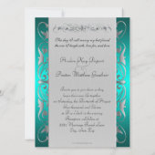 Groothertog Blauwgroen Jewel Silver en Blauwgroen  Kaart (Achterkant)