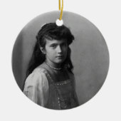 Groothertogdom Anastasia Nikolaevna van Rusland Keramisch Ornament (Voorkant)