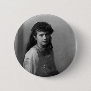 Groothertogdom Anastasia Nikolaevna van Rusland Ronde Button 5,7 Cm