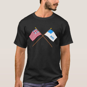 Groothertogdom en RI 1e Regiment Vlaggen T-shirt