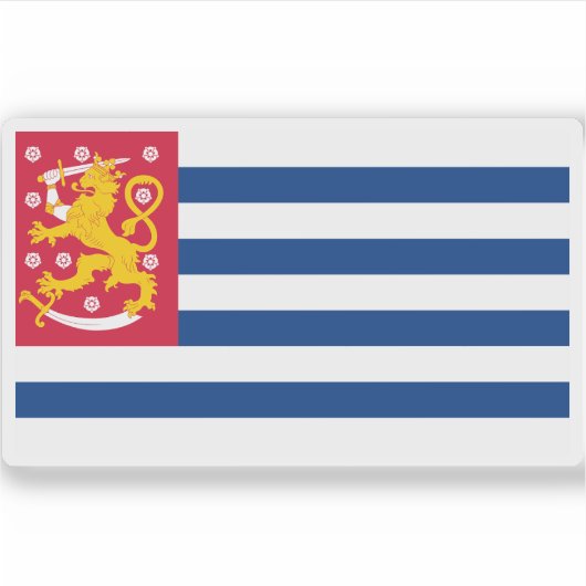 Groothertogdom Finland Sticker (Voorkant)