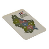 Groothertogdom luxemburg magneet (Rechterzijde)