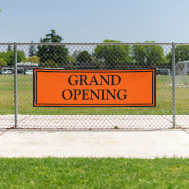 Groothertogdom Oranje Black Business Grand Opening Spandoek