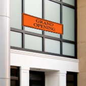 Groothertogdom Oranje Black Business Grand Opening Spandoek (Buitenkant Gebouw)