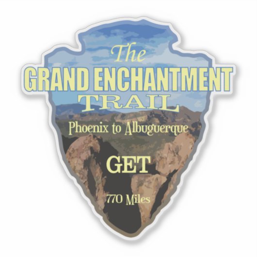 Groothertogdom (pijlpunt) sticker (Voorkant)