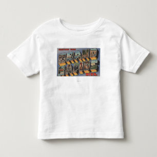 Groothertogdom Rapiden, Minnesota - Grote lettertj Kinder Shirts