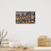 Groothertogdom Rapiden, Minnesota - Grote lettertj Poster (Keuken)