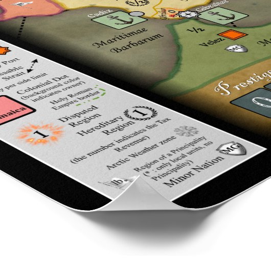 Groothertogdom Siècle-on-design (Engelse versie) Poster (Hoek)