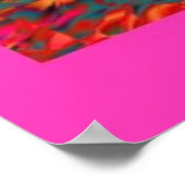 Groothertogelijk vuurwerk fractal Art Poster (Hoek)