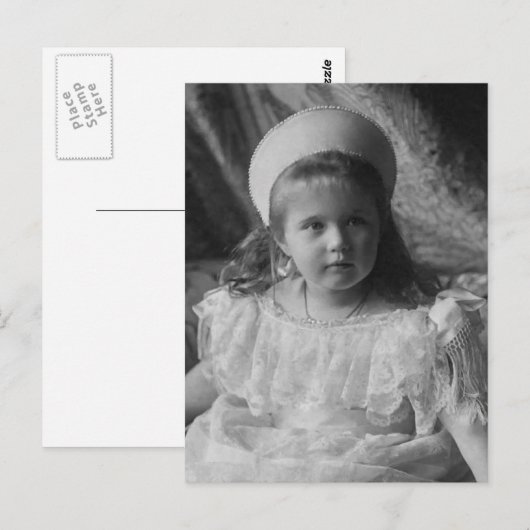 Groothertogin Anastasia Romanov Rusland jurken Briefkaart (Voorkant / Achterkant)