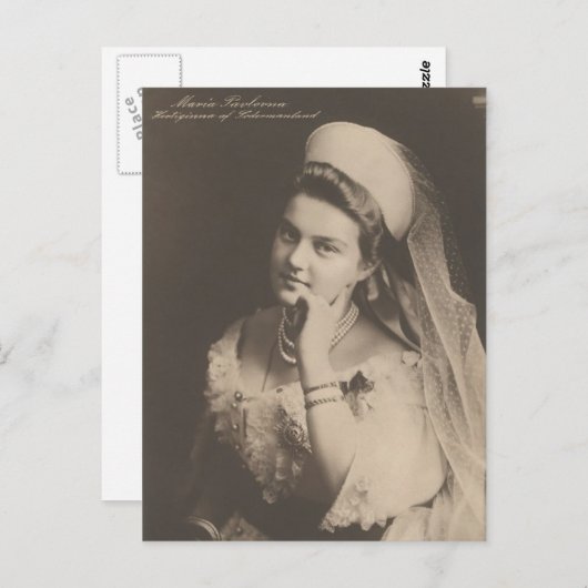 Groothertogin Marie Pavlovna van Rusland #062 Briefkaart (Voorkant / Achterkant)