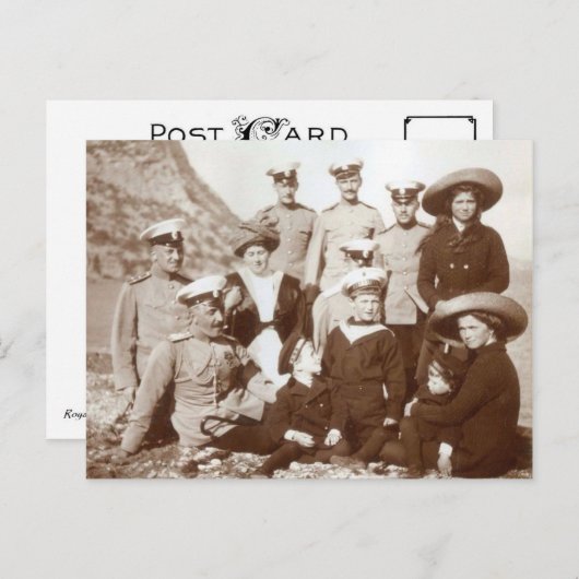 Groothertogin Olga, Maria & Starevitch Alexis Briefkaart (Voorkant / Achterkant)