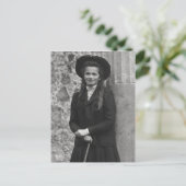 Groothertogin Olga Romanov Rusland met wandelstok Briefkaart (Staand voorkant)