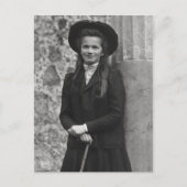Groothertogin Olga Romanov Rusland met wandelstok Briefkaart (Voorkant)