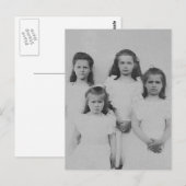 Groothertogin OTMA Romanov - Rusland Briefkaart (Voorkant / Achterkant)