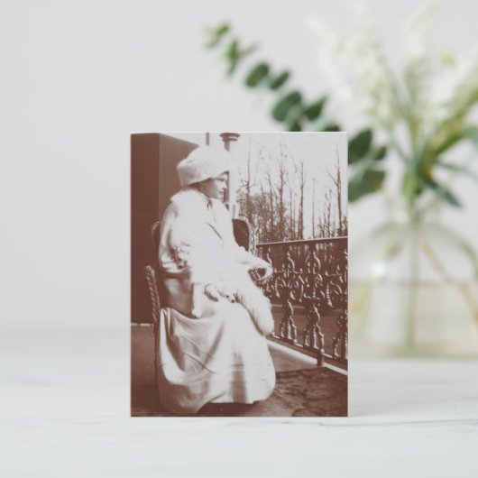 Groothertogin Tatiana van Rusland - Romanov Briefkaart (Staand voorkant)