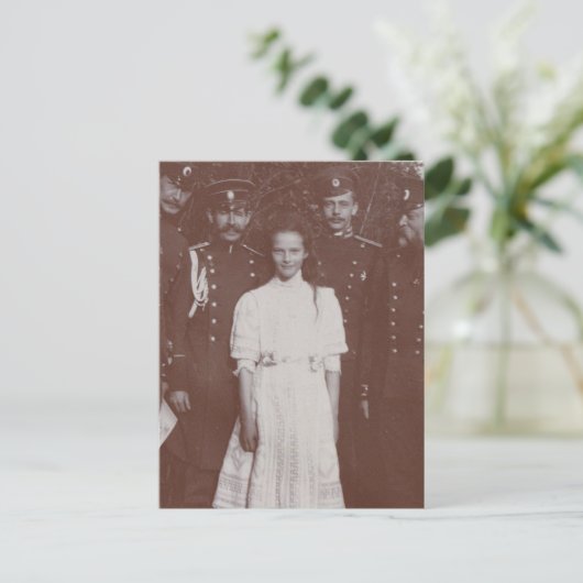 Groothertogin Tatiana van Rusland - Romanov Briefkaart (Staand voorkant)