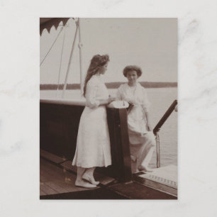 Groothertoginnen Olga en Marie van Rusland, Romano Briefkaart