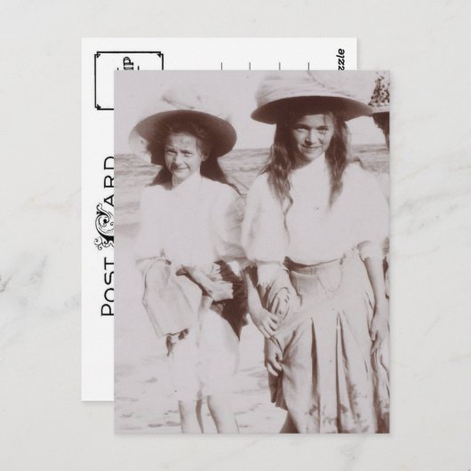 Groothertoginnen van Rusland, Olga en Tatiana Roma Briefkaart (Voorkant / Achterkant)