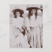 Groothertoginnen van Rusland, Olga en Tatiana Roma Briefkaart (Voorkant)