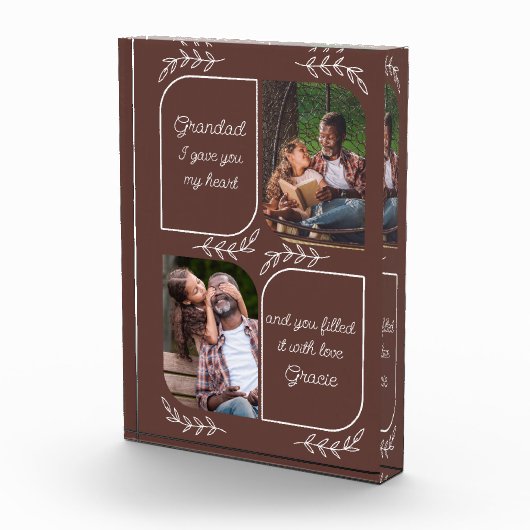 Groothoofd 2 Verticale foto's met persoonlijke tit (Rechts)