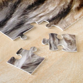 Grootkat met grote kat in het wild, met foto's bem legpuzzel (Zijkant)