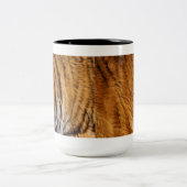 Grootkat met grote kat in het wild, met foto's bem tweekleurige koffiemok (Center)