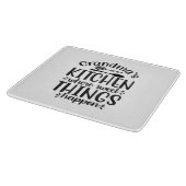 Grootkeuken, waar zoete dingen gebeuren snijplank (Hoek)