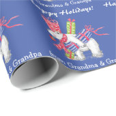 Grootkind met kerst Beer Cadeaupapier (Rol Hoek)