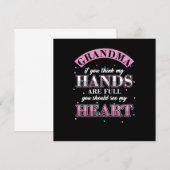 Grootkind Nana Granny Funny Grandmo Kaart (Voorkant / Achterkant)