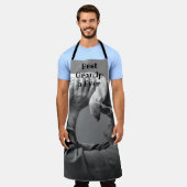 Grootkind opa foto van opa schort (Gedragen)