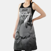 Grootkind opa foto van opa schort (Insitu)