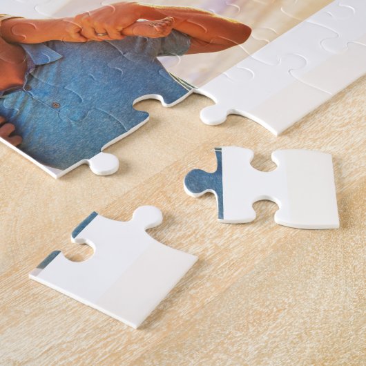 Grootkind opa Je bent de beste 7 fotocollage Legpuzzel (Zijkant)