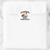 Grootkind Spoiler Grandpa Ronde Sticker (Tas)