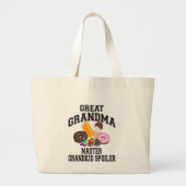 Grootkind Spoiler Great Grandma Grote Tote Bag (Voorkant)